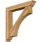 Ekena Millwork Westlake Traditional Rough Sawn Bracket w/ Offset Brace, Western Red Cedar, 8"W x 48"D x 48"H BKT0806X48X48WTL01RWR - alternate 1